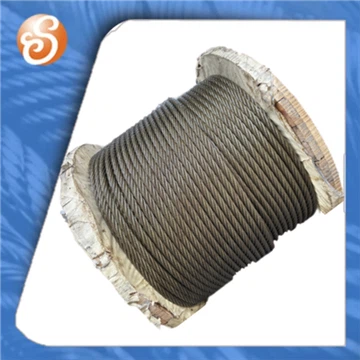 Nantong Déantúsaíocht 6x19 Fad Fad fada rópa sreinge galbhánaithe 1.5mm-25mm 1770MPA